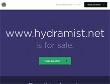 Tablet Screenshot of hydramist.net